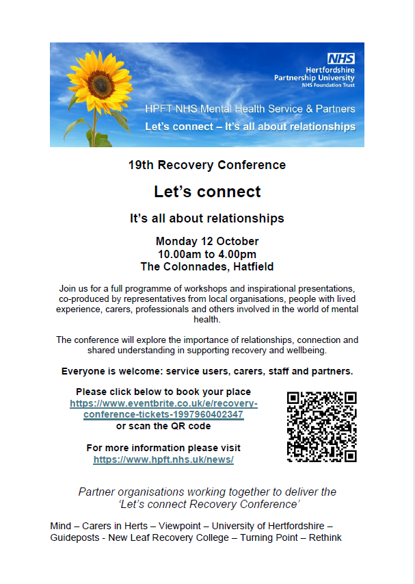 Recovery Conference Poster